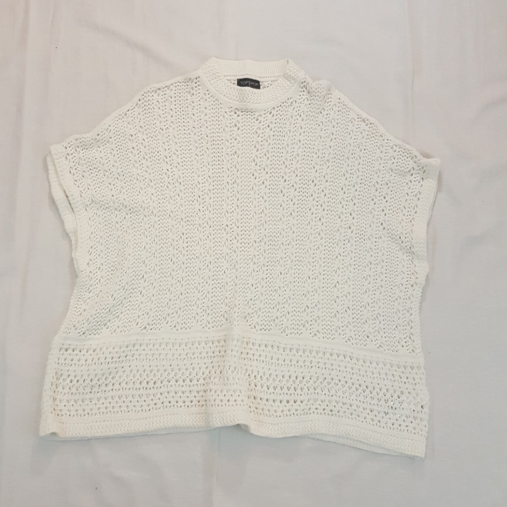 TOPSHOP Top Open Knit Loose Fit